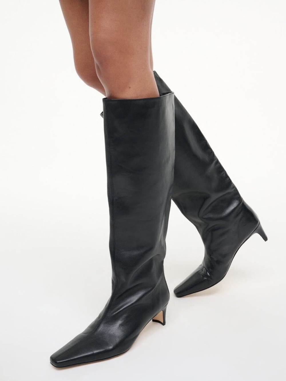 Staud Wally Knee High Boot Black